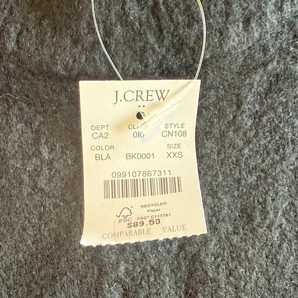 J. Crew Navy Sleeveless Mock Neck Sweater Vest - Picture 2 of 4
